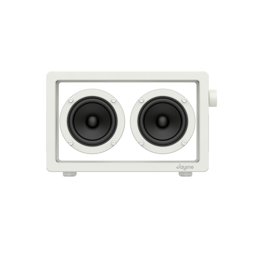 Jayine Cassette Mini  Wireless Portable Speaker-White