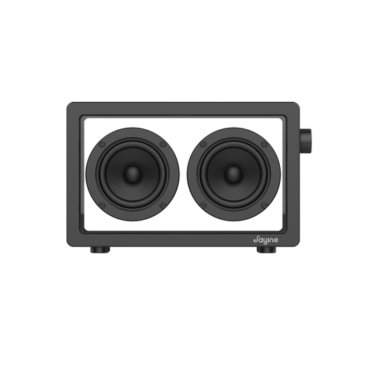Jayine Cassette Mini  Wireless Portable Speaker-Black