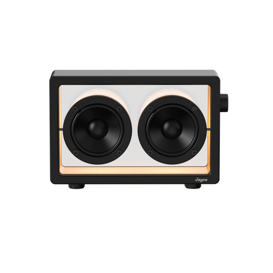 Jayine Cassette Glow Wireless Portable Speaker-Black