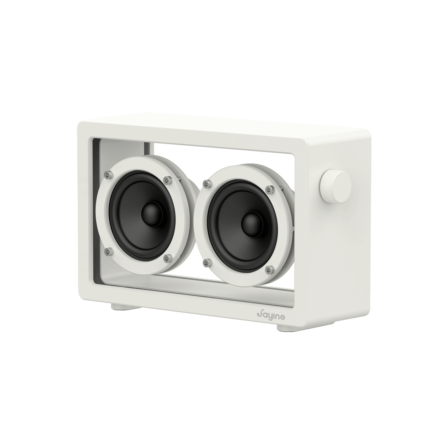 Jayine Cassette Mini  Wireless Portable Speaker-White
