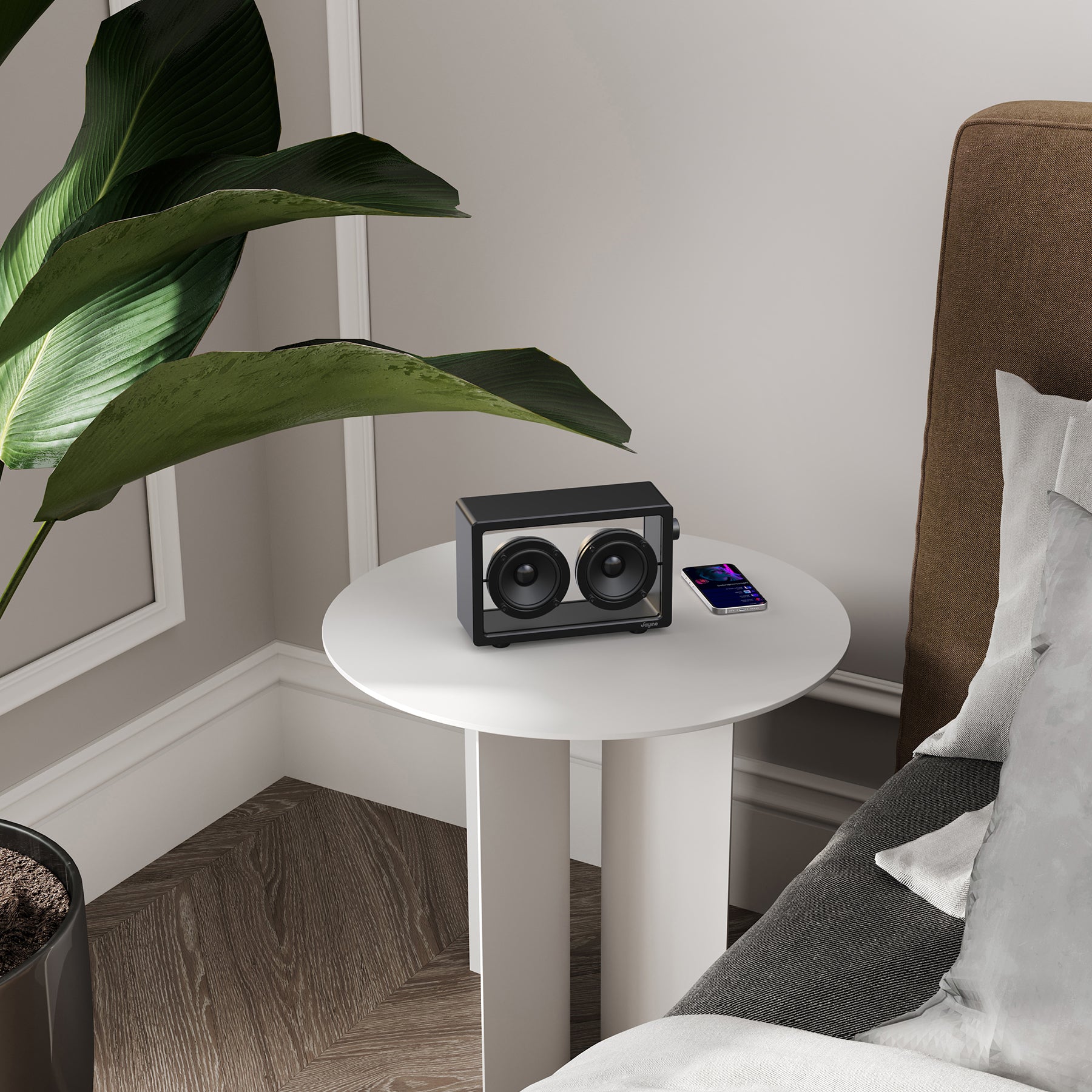 Mini Bluetooth Speaker Jayine Cassette Mini White Portable