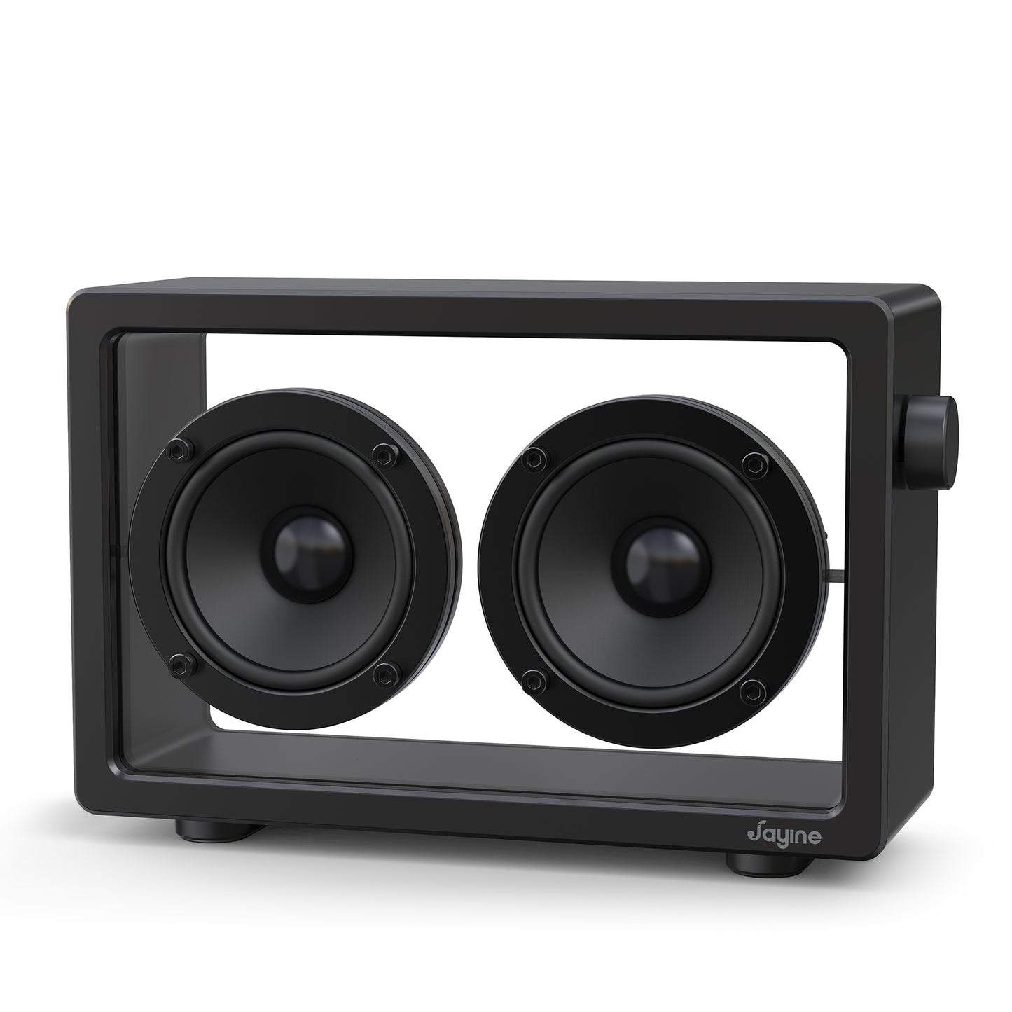 Jayine Cassette Glow Wireless Portable Speaker-Black