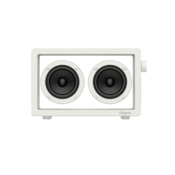 Mini Bluetooth Speaker Jayine Cassette Mini White Portable