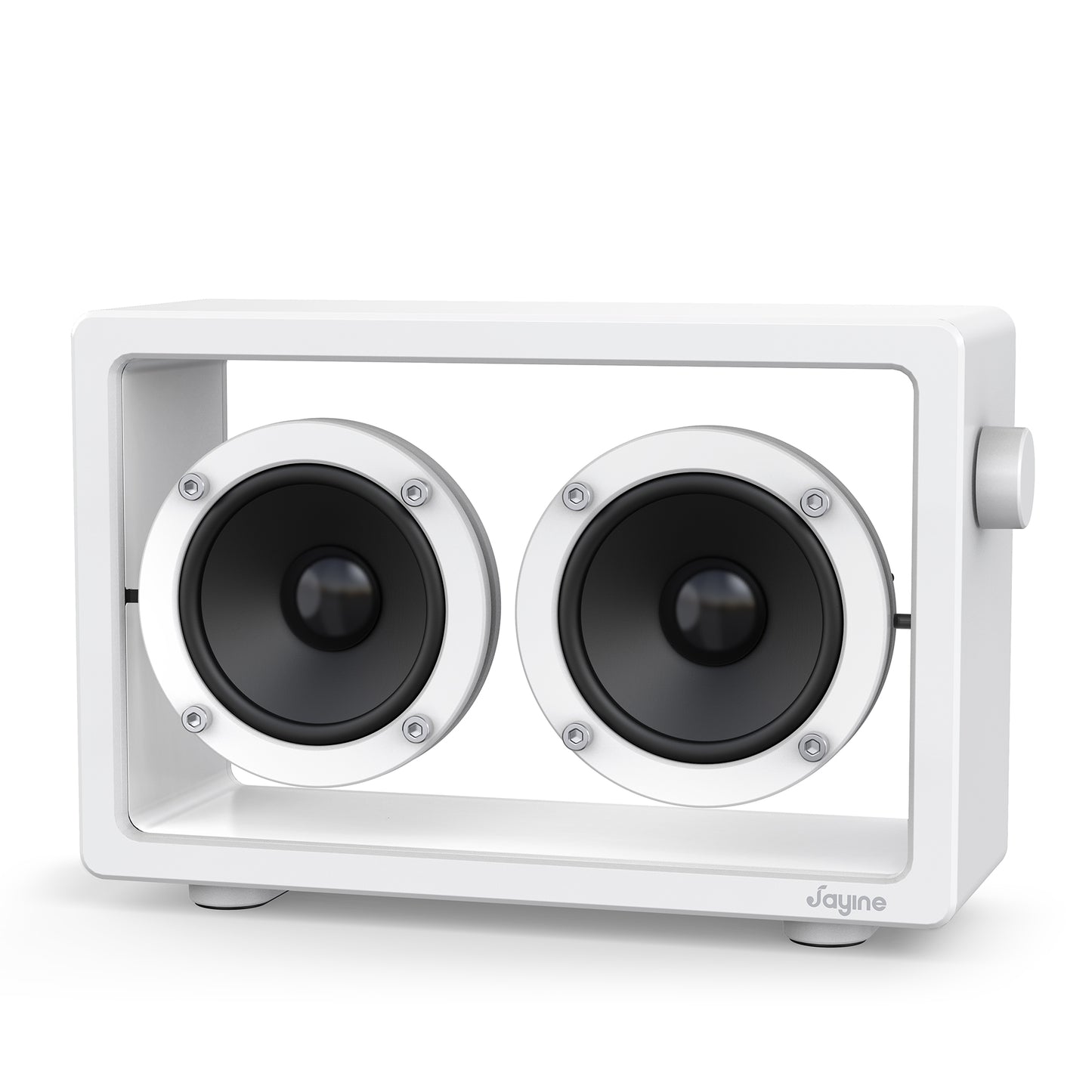 Jayine Cassette Glow  Wireless Portable Speaker-White