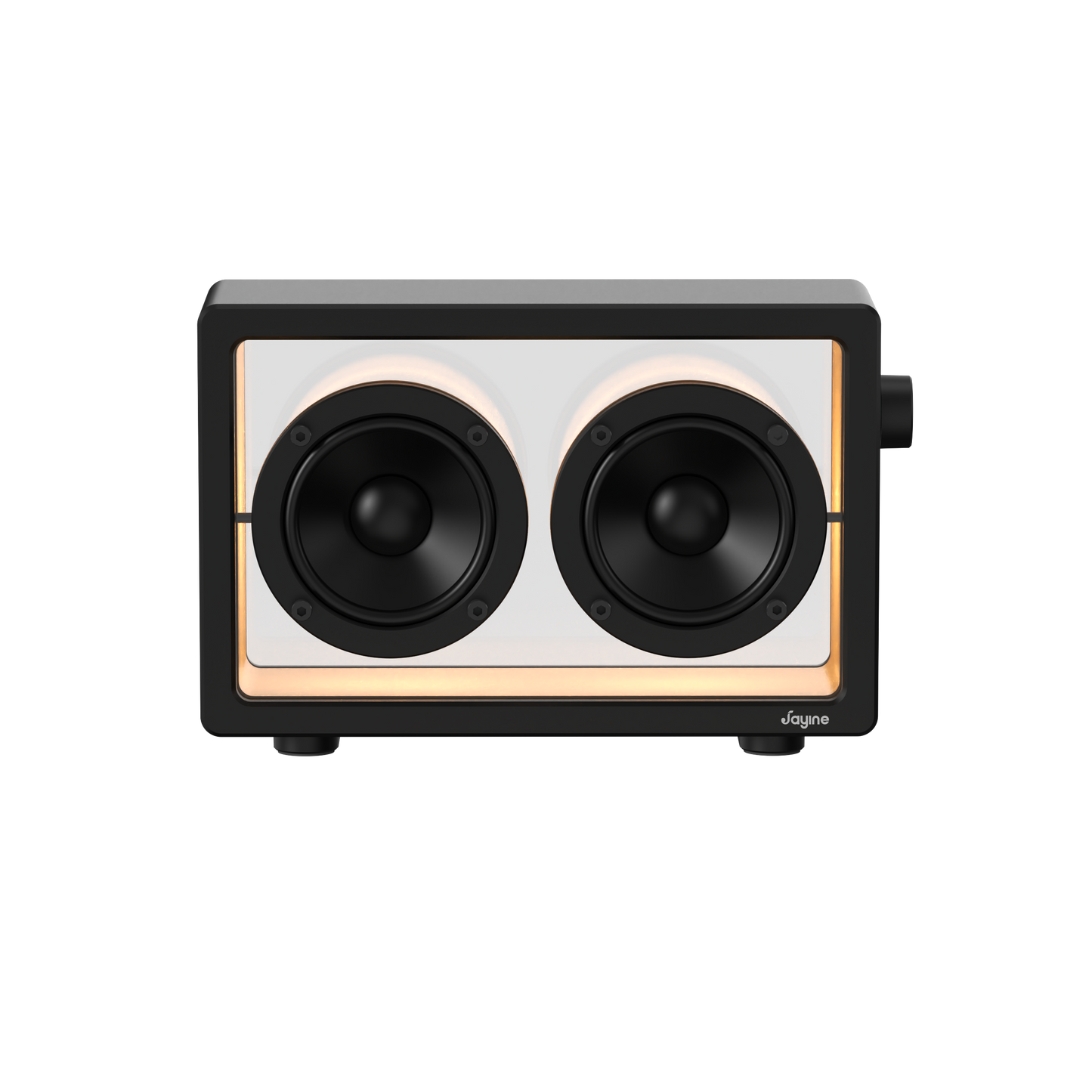 Jayine Cassette Glow Wireless Portable Speaker-Black