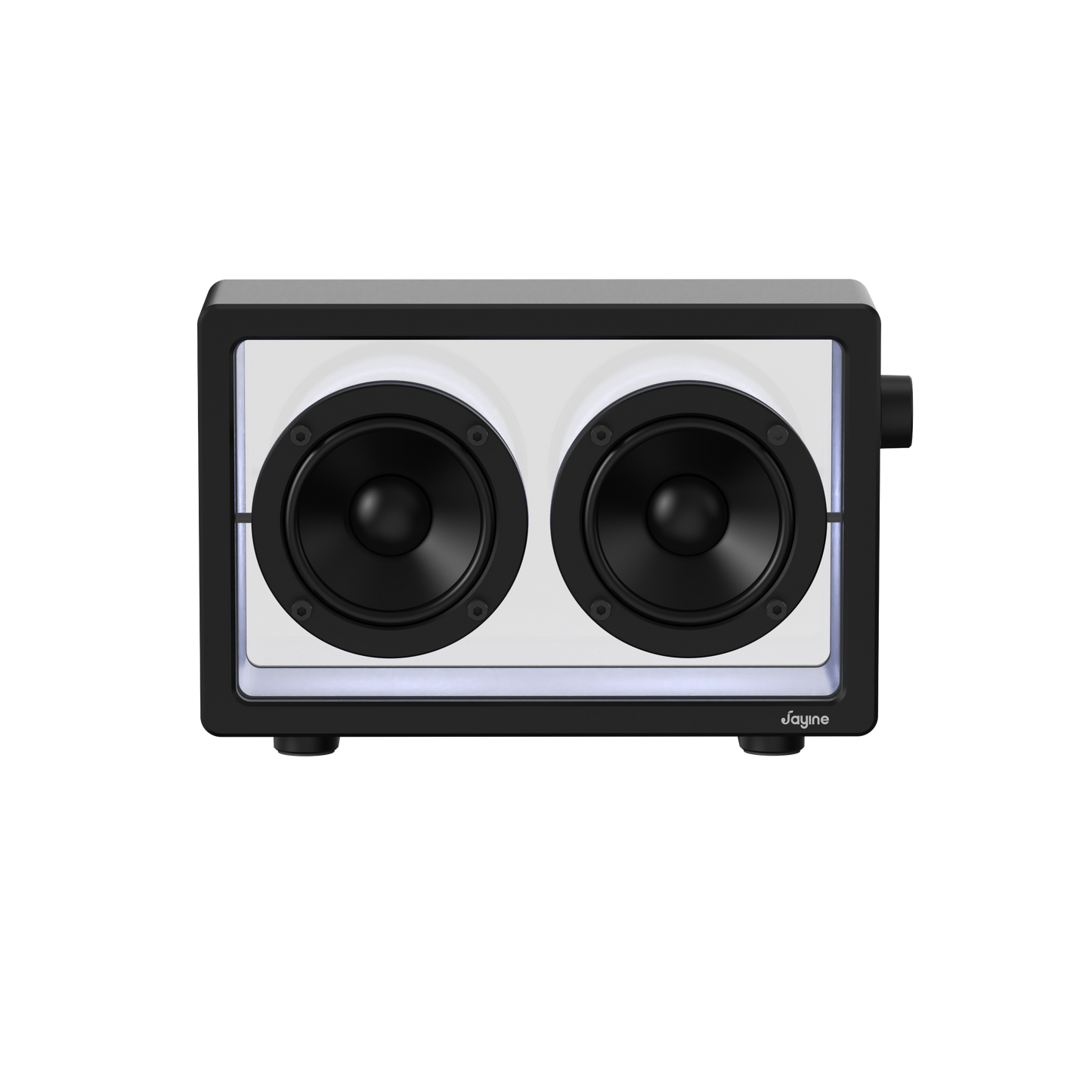 Jayine Cassette Glow Wireless Portable Speaker-Black