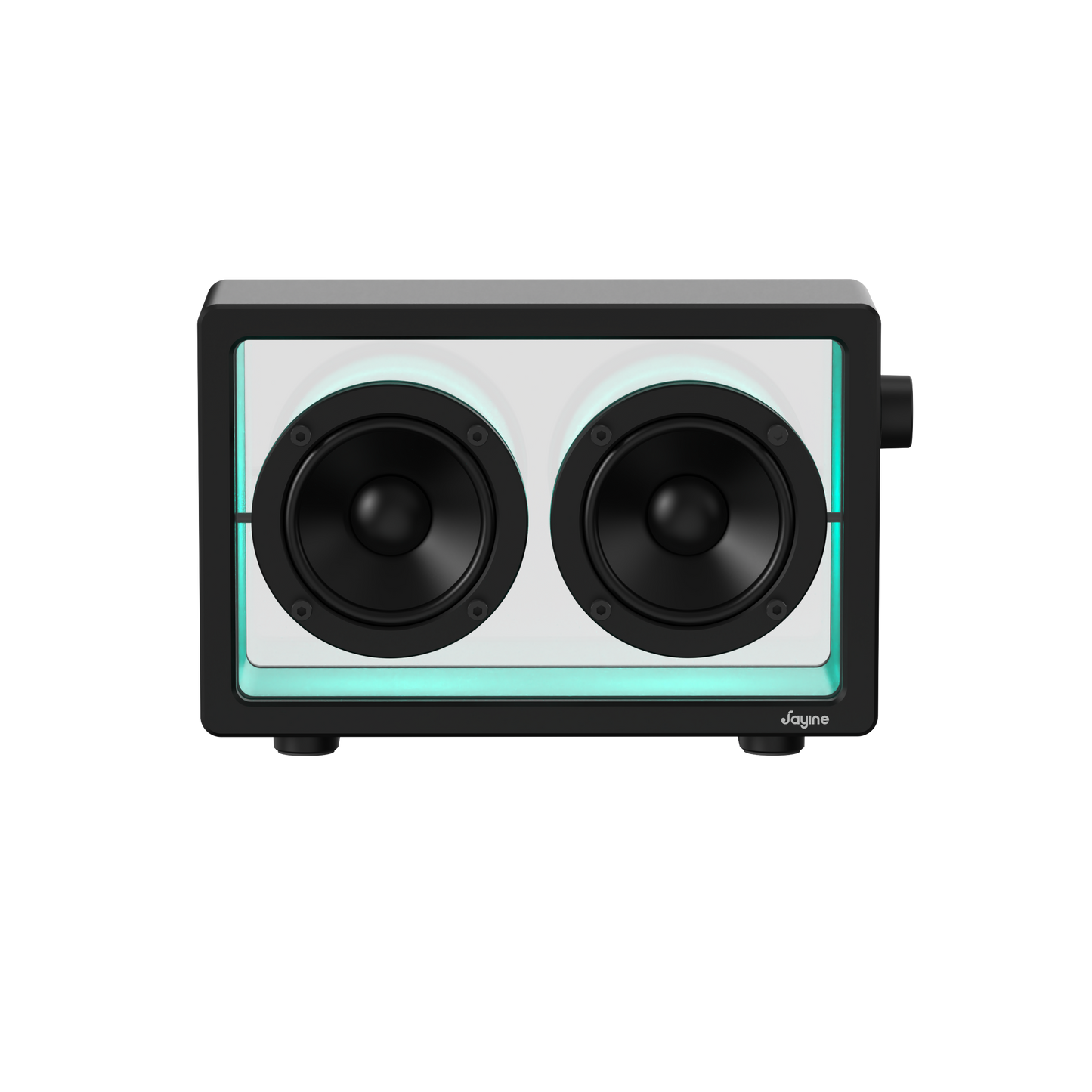 Jayine Cassette Glow Wireless Portable Speaker-Black