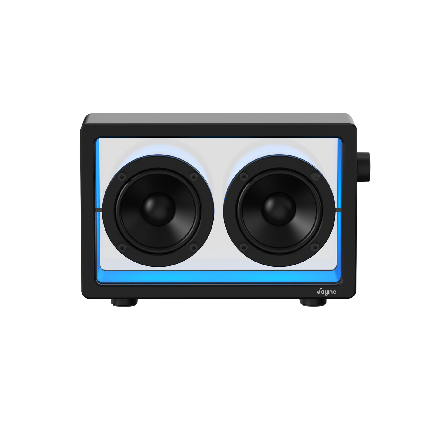 Jayine Cassette Glow Wireless Portable Speaker-Black
