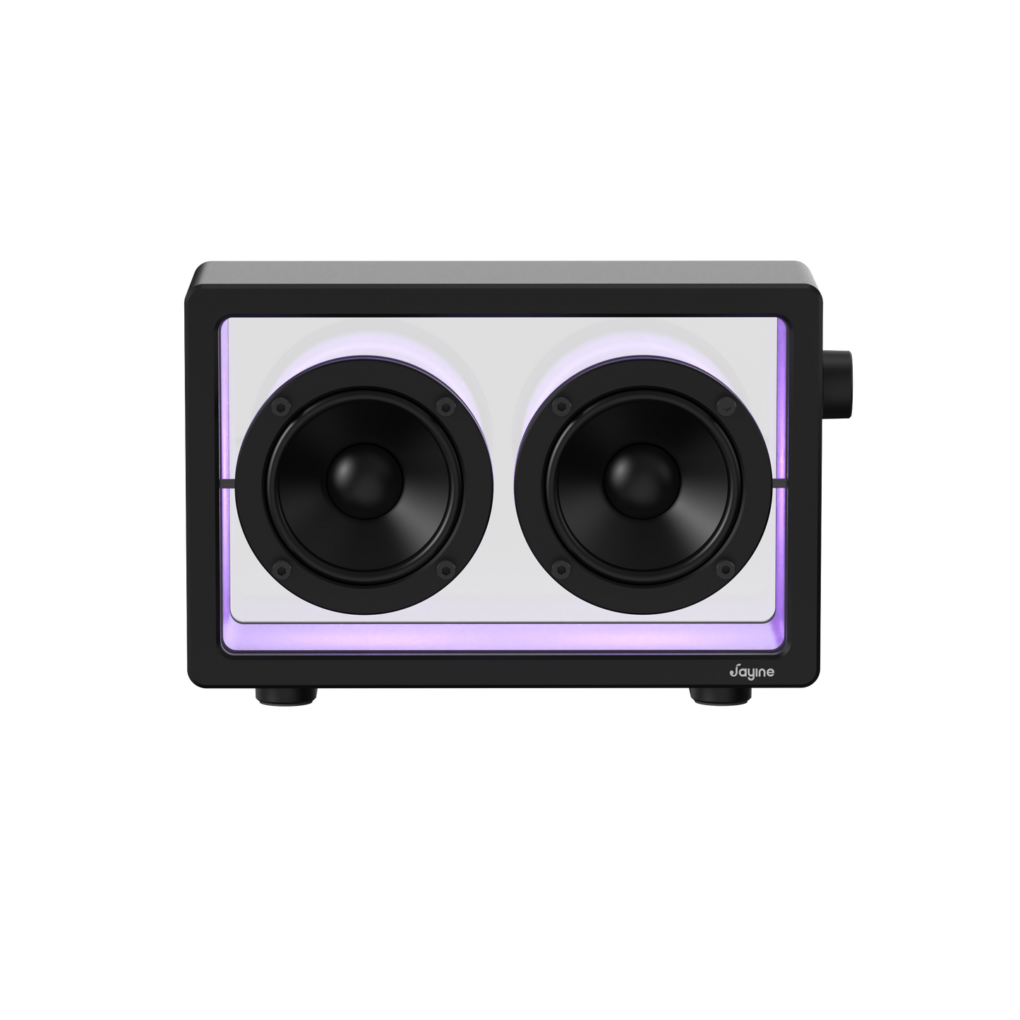 Jayine Cassette Glow Wireless Portable Speaker-Black